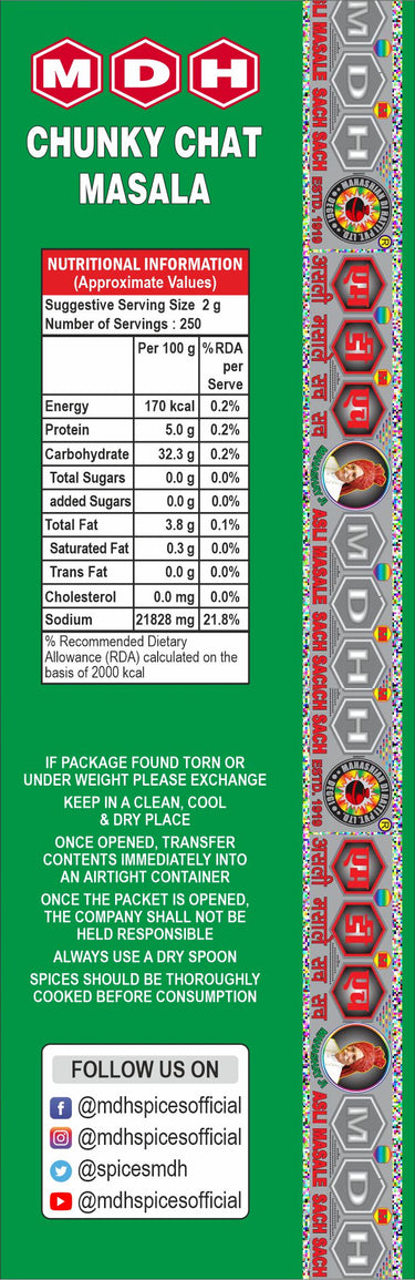 MDH Chunky Chat Masala-500gm
